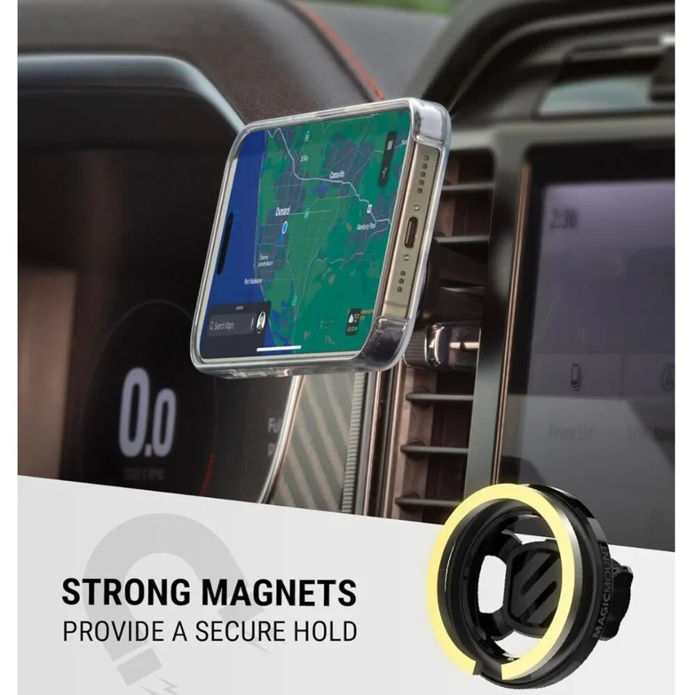 Scosche MagicMount Flip 2-Pack Magnetic Phone Mount Dash/Window/Vent MagSafe